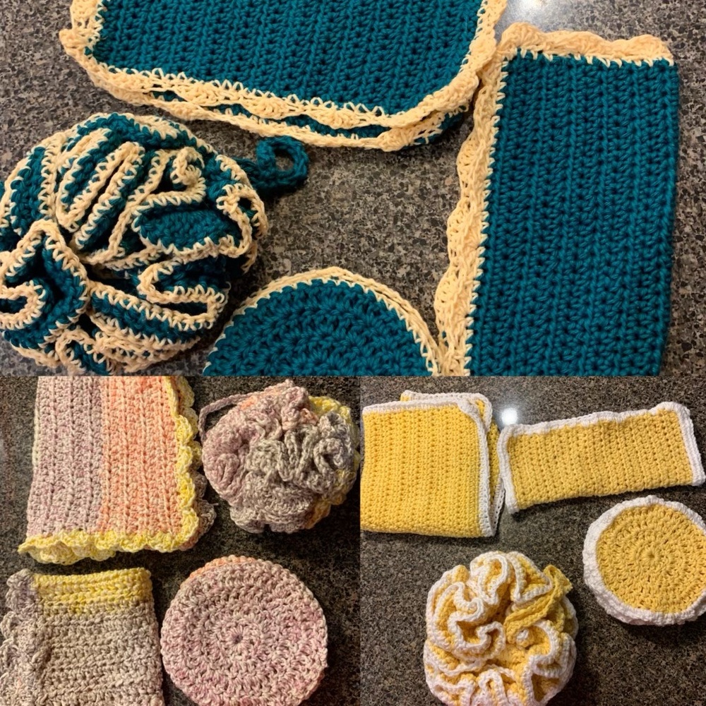 Hand made No waste bath sets